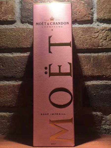 Champagner Frankreich Moët & Chandon Rosé 0,75 l Flasche in der Geschenkverpackung